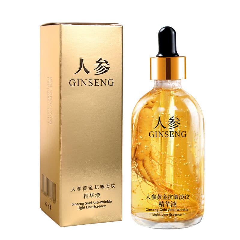 Serum with ginseng contains niacin with hyaluronic acid, moisturizing essence for face for skin care, anti-wrinkle 5