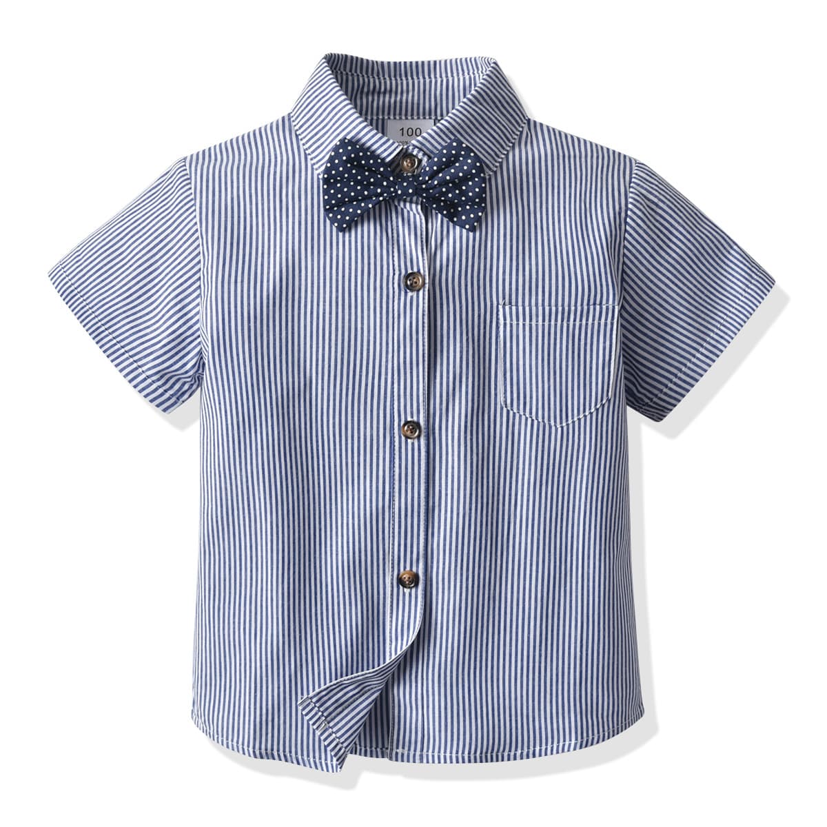 (Cross-border trading), summer shirt for boys, bow tie, suspenders, children's set 2