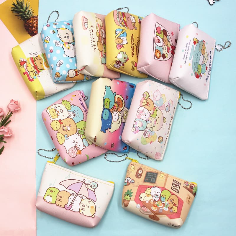 (Cross-border trading), cute creative polyurethane wallet, key bag, coins, small children's bag, small bag 2