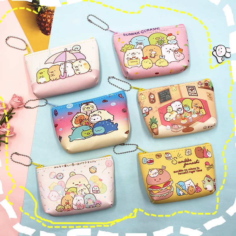 (Cross-border trading), cute creative polyurethane wallet, key bag, coins, small children's bag, small bag 3