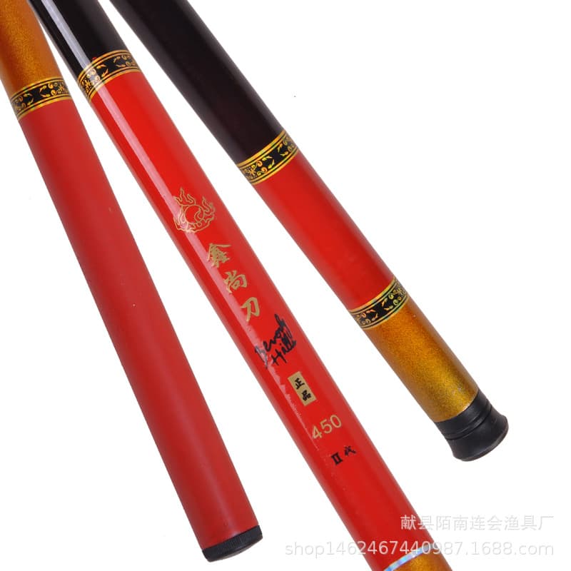 Fiberglass Hand Fishing Rod - Stream Pole for Beginners 5