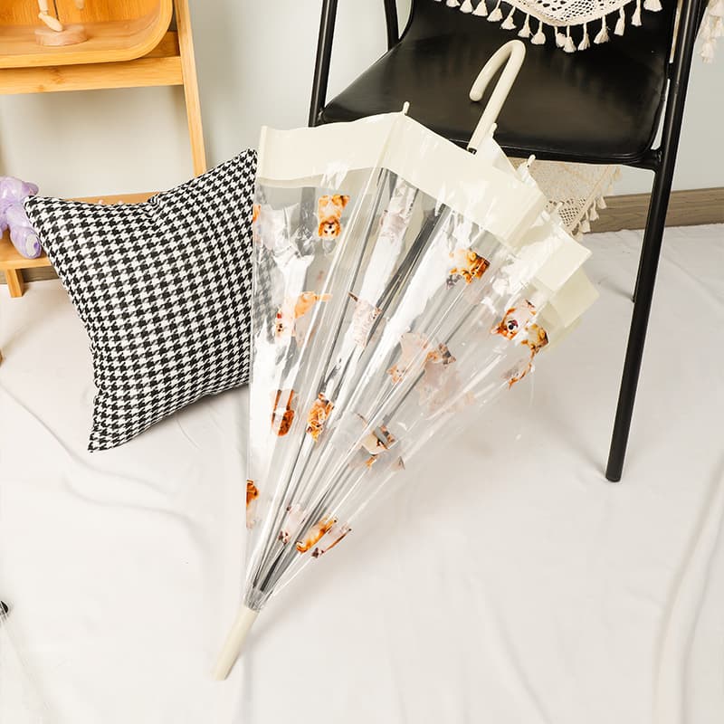 Cute durable umbrella for side table with animals, print 2