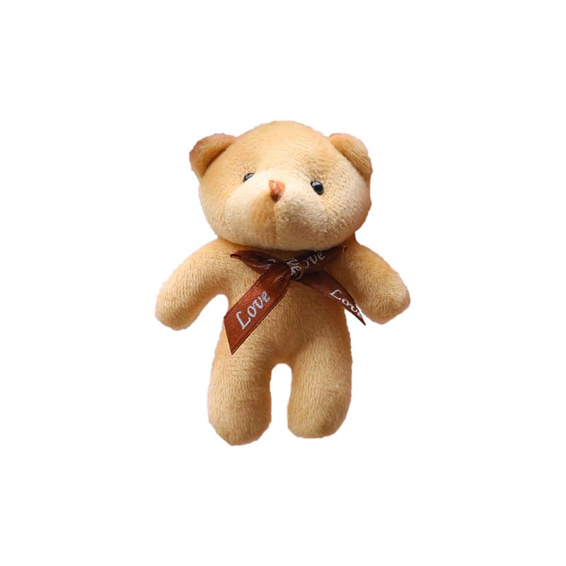 Cute bow tie, small bag, plush accessory, doll, keychain, pendant, with little bears 5