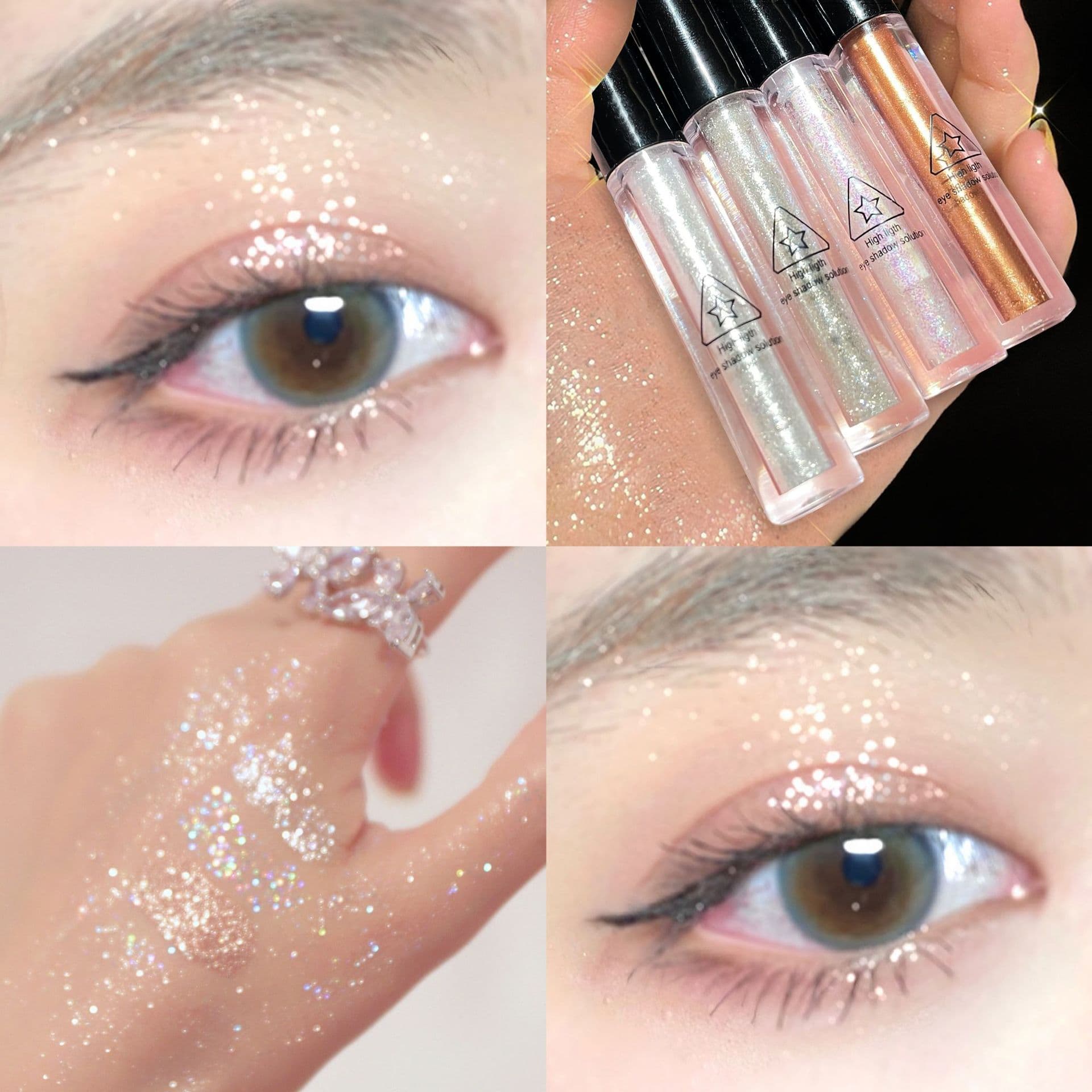 HISYI Eye shadow, matte nail sequins, brightening highlighter, makeup primer 2