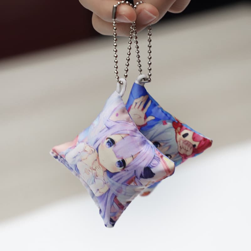 Plush pendant, cartoon doll, backpack accessory, keychain, custom-made 3