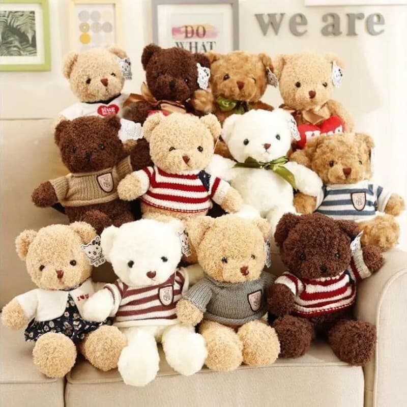 Cute plush toy, rag doll, with little bears, Birthday gift