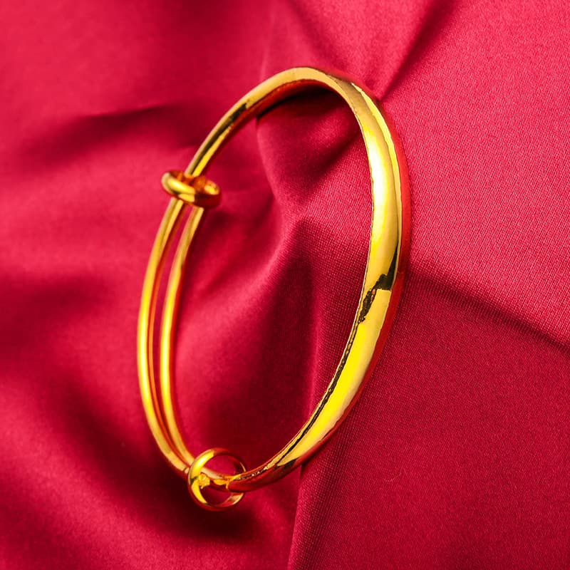 Copper gold bracelet, brass women's bracelet 2