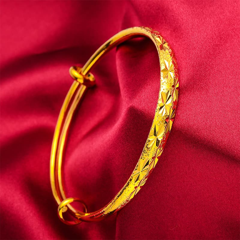 Copper gold bracelet, brass women's bracelet 4