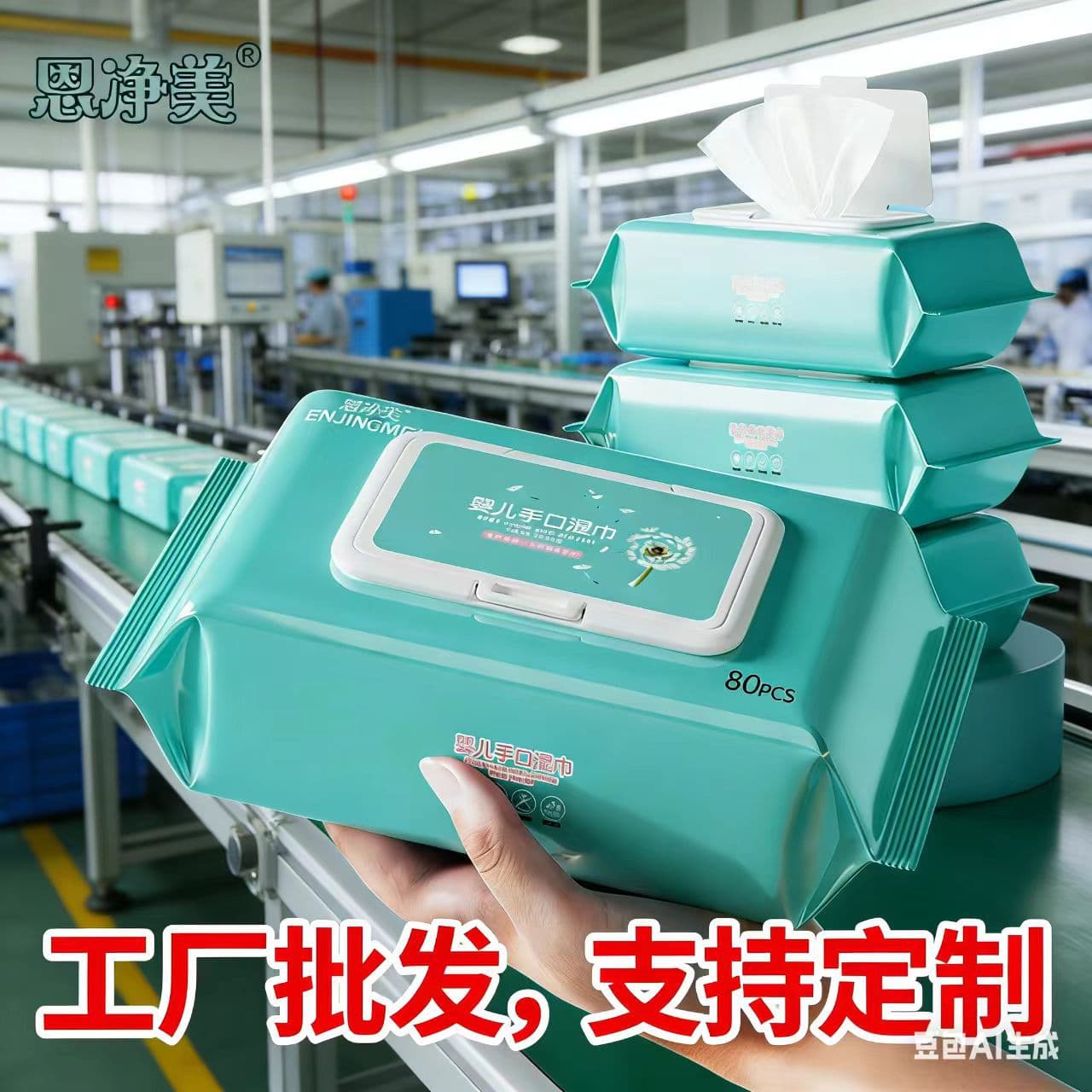 Children's grabber, wet wipes for new born