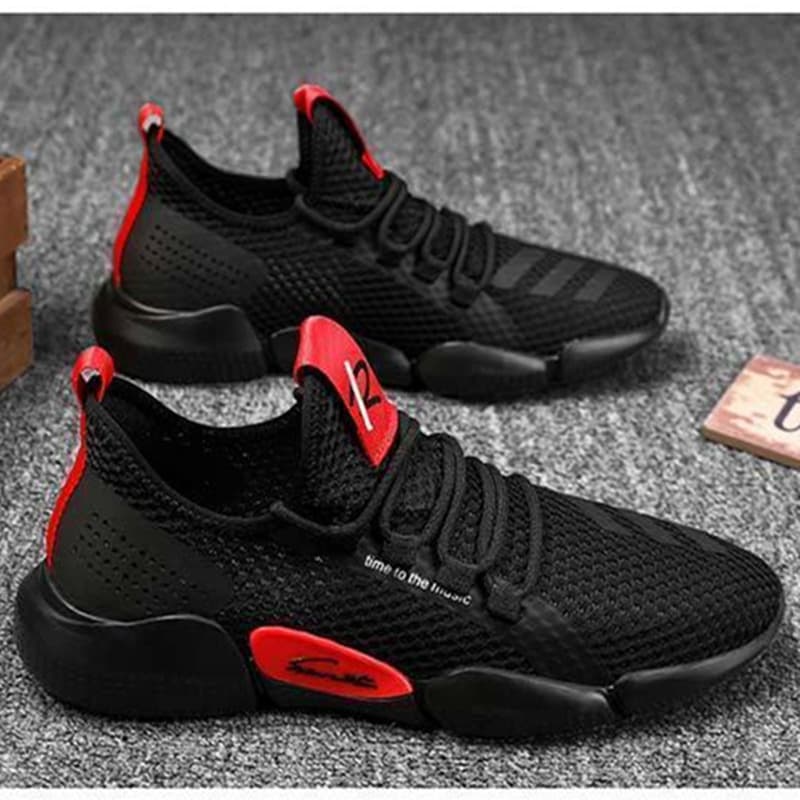 (Cross-border trading), (Wholesale), men's hair mesh for leisure, breathable fashionable trend running sneakers, Korean style 3