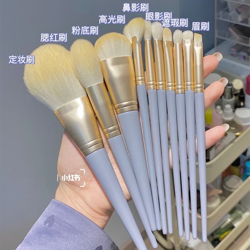 Soft brush, 10 pieces, for beginners, (Physicals) 3