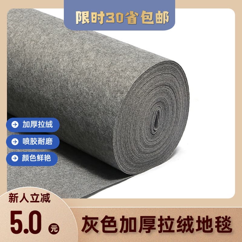 Disposable wear-resistant carpet