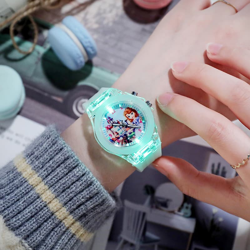 Silicone cartoon cute children's watch, Birthday gift, Switzerland 3