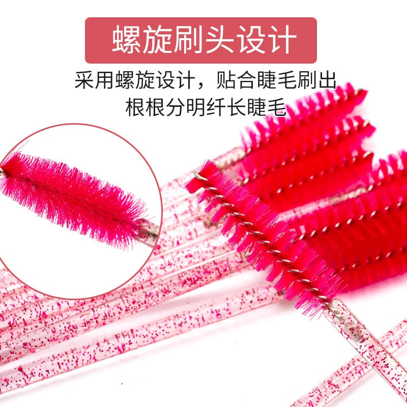 Eyelash extension, disposable curly brush for eyelashes 4