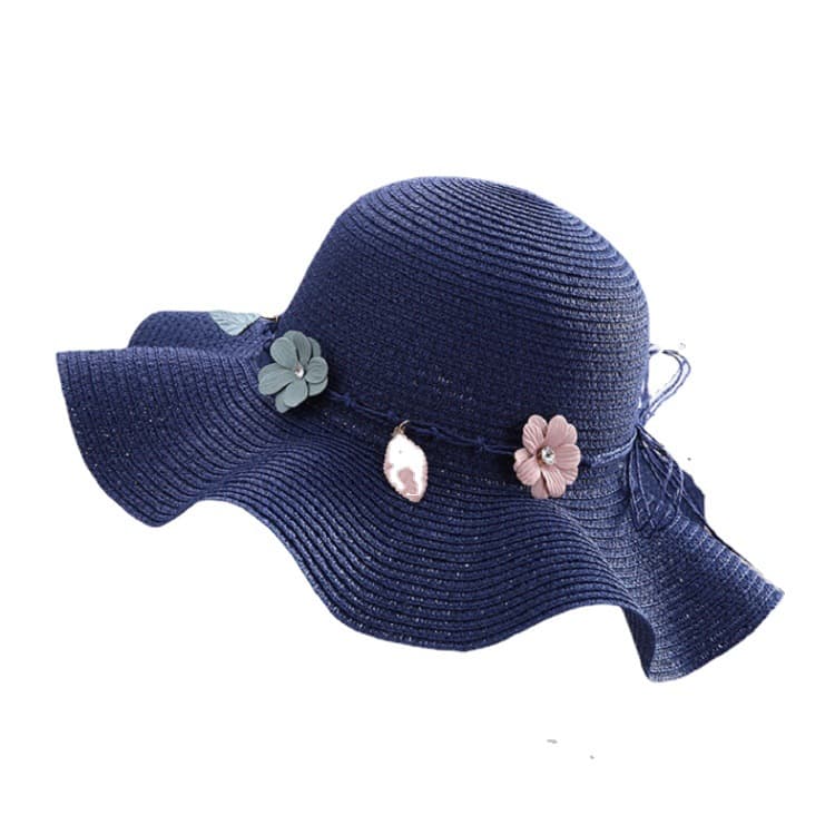 (Wholesale), fashionable summer beach wavy sun hat, Korean style 5