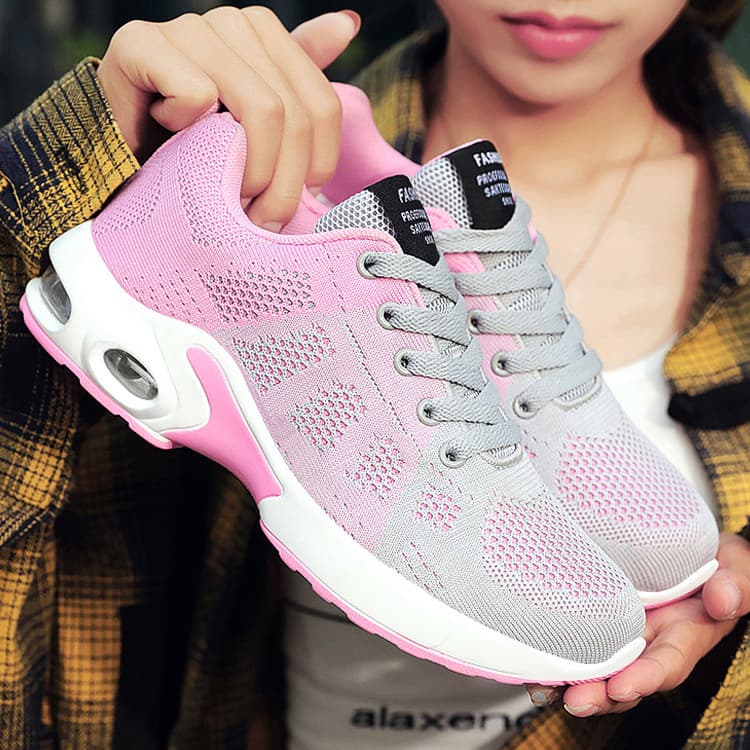 (Cross-border trading), sports running sneakers, soft heel, casual casual footwear made of mesh, women's style, plus size, soft sole 2