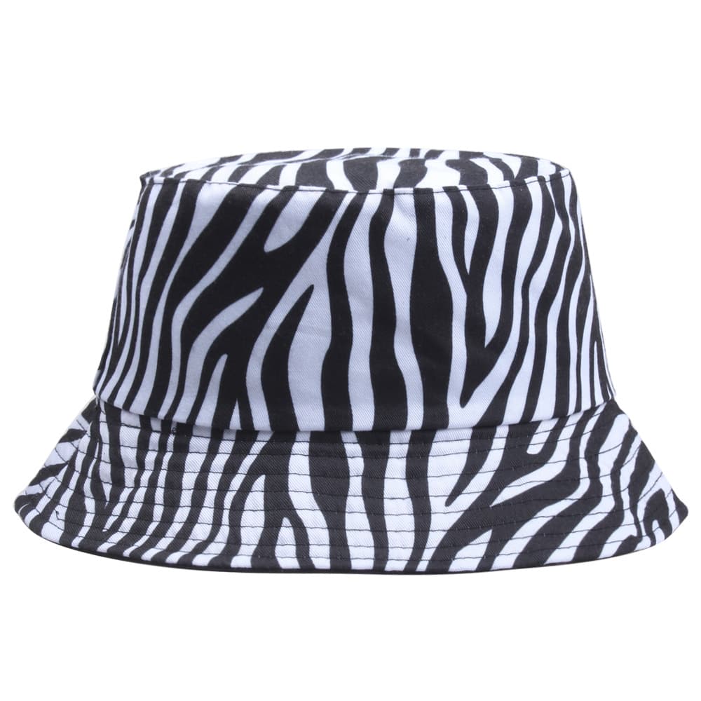 Japanese universal summer zebra, bucket, Korean style, sun protection