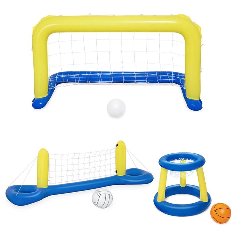 Toy for children and adults, inflatable swimming pool play in water, volleyball handball water stand, family style 5