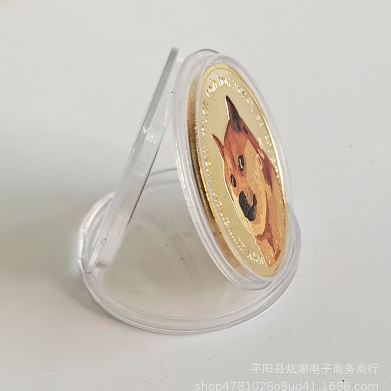 Dog coin foreign currency Bitcoin Bit virtual currency DOGE commemorative coin dog coin virtual currency metal crafts 4