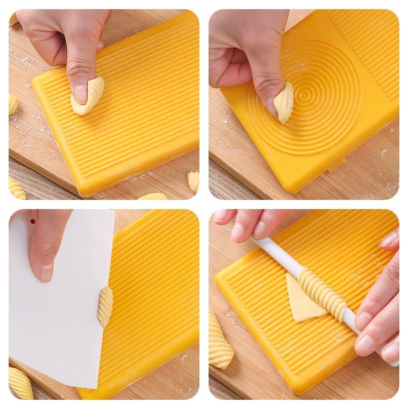 Ma Food Board Household Rubber Cat Ear Shell Conch Maker Macaroni Handmade Buckwheat Noodle Fish Washboard Tool 2