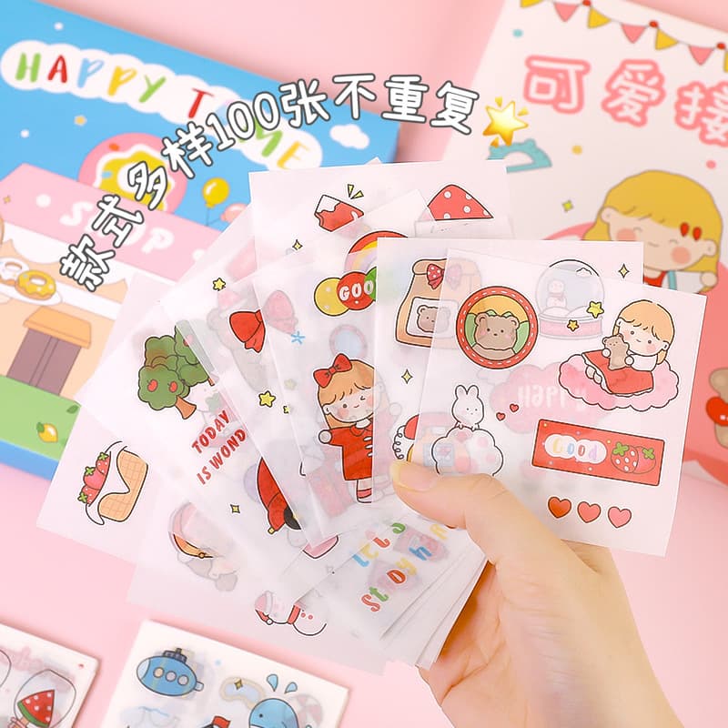 Cute Cartoon Back to School Sticker Set - DIY Decorative Labels 3