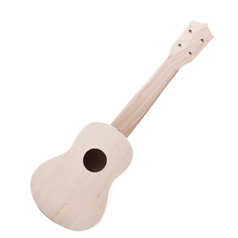 Ukulele with a score, guitar, painted wooden materials set, DIY, hand painting, graffiti 5