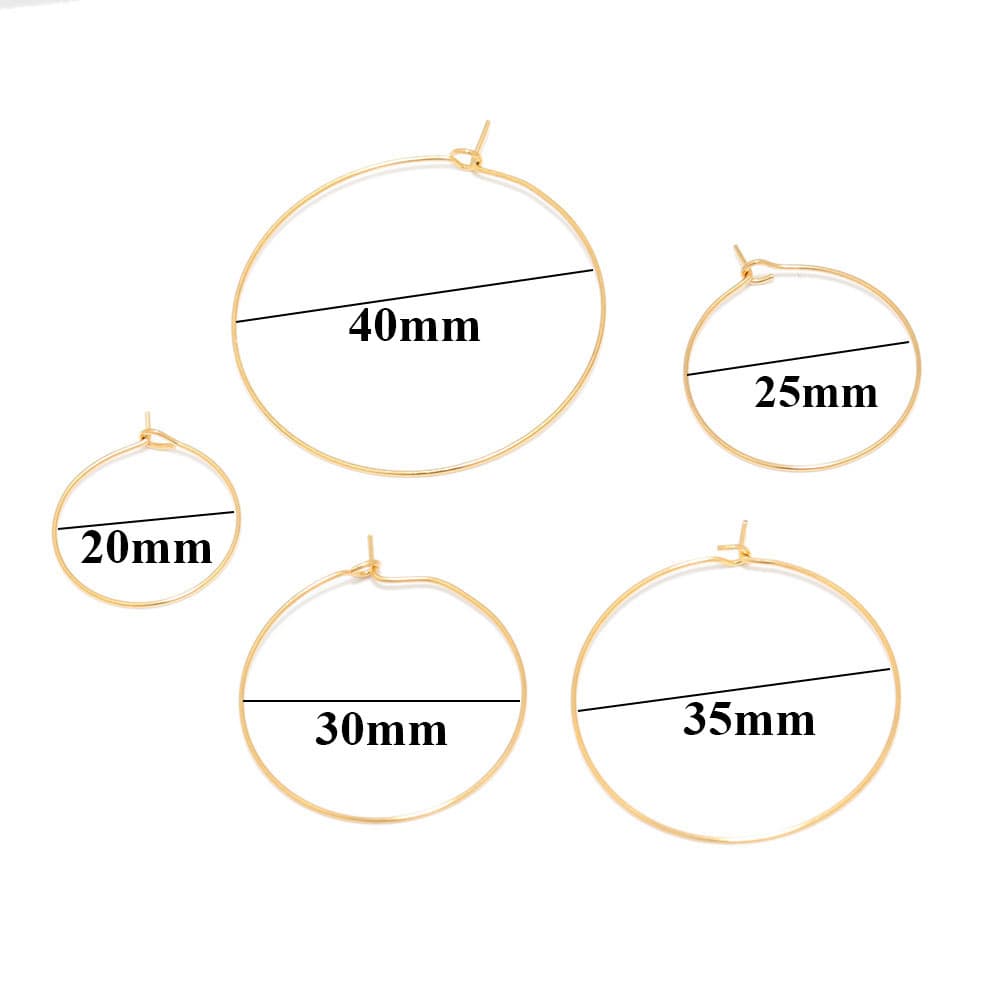 Accessory stainless steel, accessories, golden large earrings, European style 4