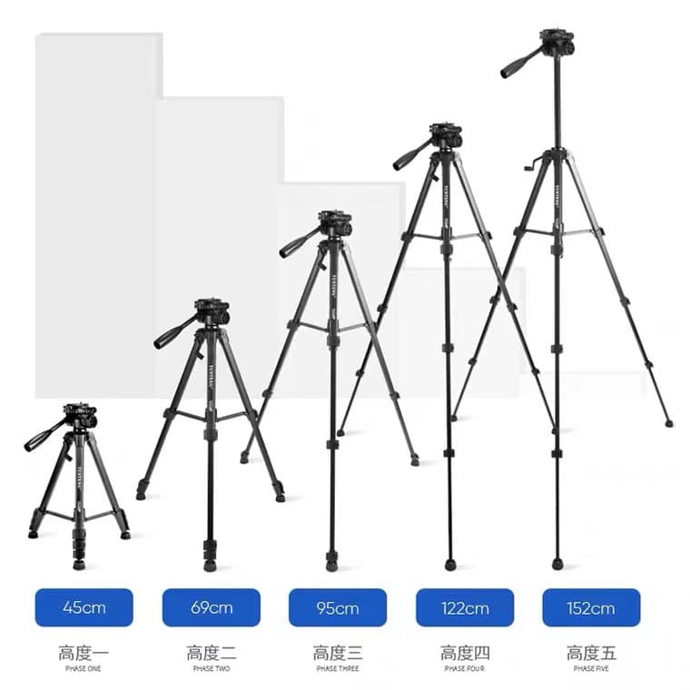 Yunteng 668/669 Tripod Stand for Camera, Phone, Projector, and Lighting 3