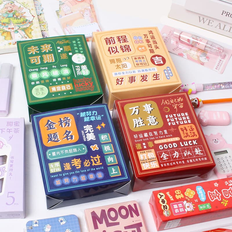 Stationery, creative box, set for students, Birthday gift 8