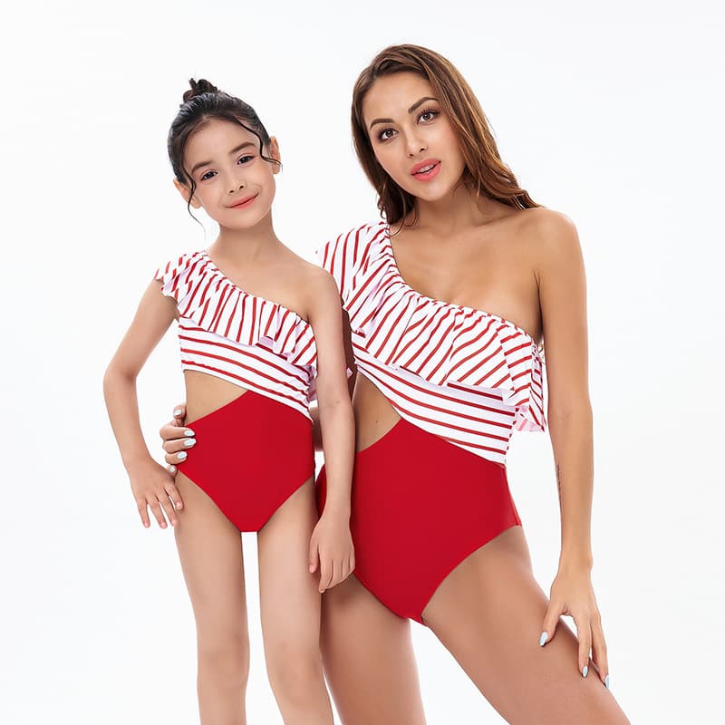 (Cross-border trading), swimwear, European style, family style, (Physicals) 2
