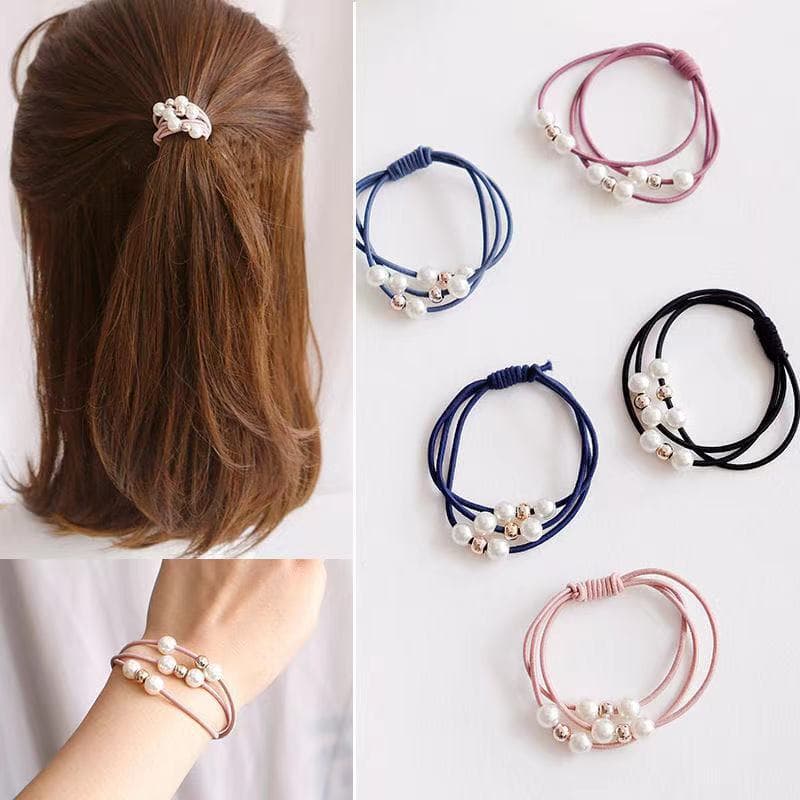 Hair rope, fresh hair accessory, simple and elegant design, Korean style 2