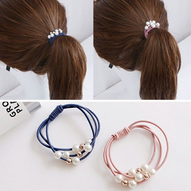 Hair rope, fresh hair accessory, simple and elegant design, Korean style 3
