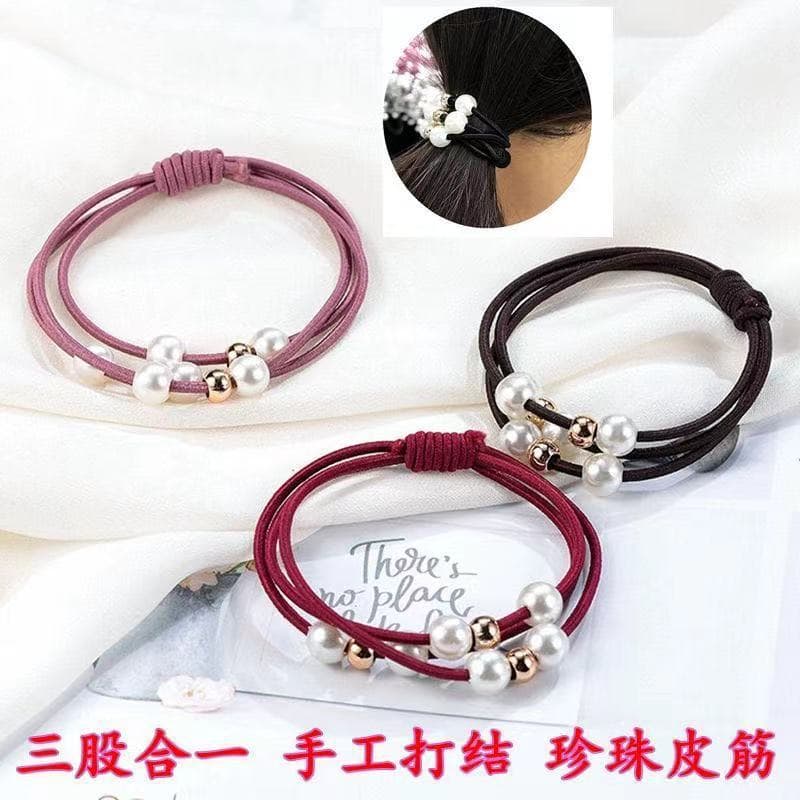Hair rope, fresh hair accessory, simple and elegant design, Korean style 4