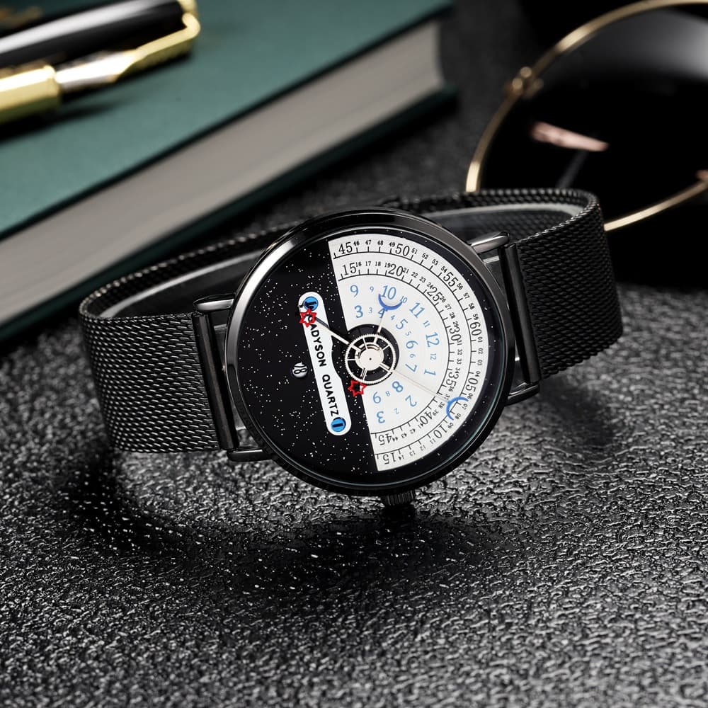 Watch, fashionable quartz calendar 3