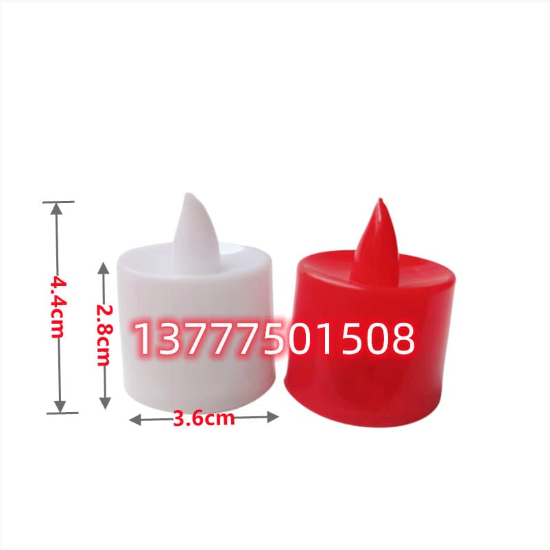Creative wedding LED electronic candle lights, wedding venue layout props, birthday candles, simulated plastic candle lights 5