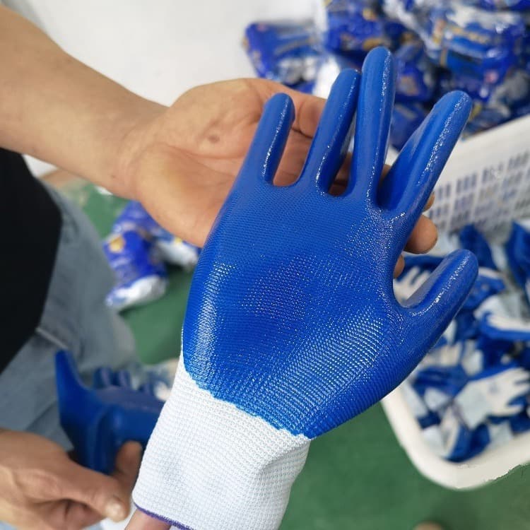 (Wholesale), wear-resistant non-slip breathable rubber gloves 4