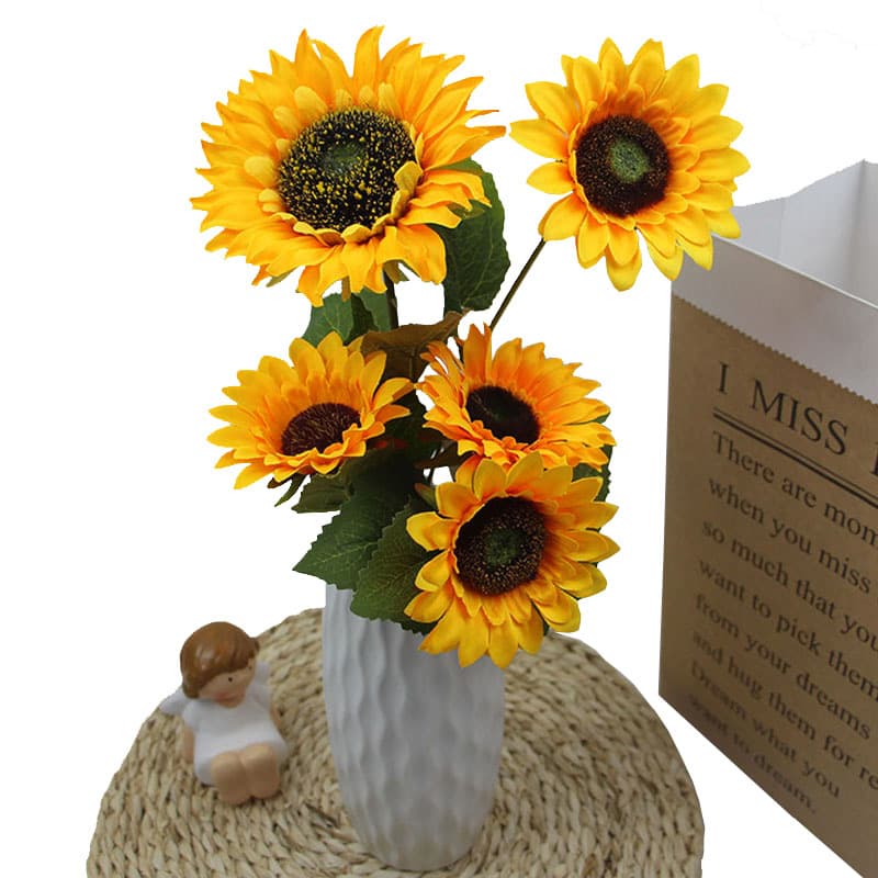 (Wholesale), realistic flower arrangements for living room, art decoration 3