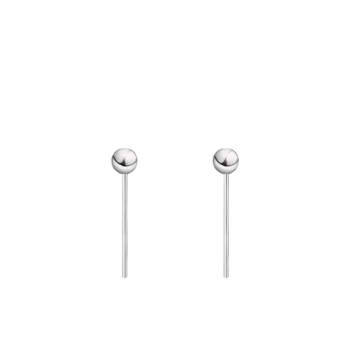 Small universal earrings, silver 925 sample, simple and elegant design 5