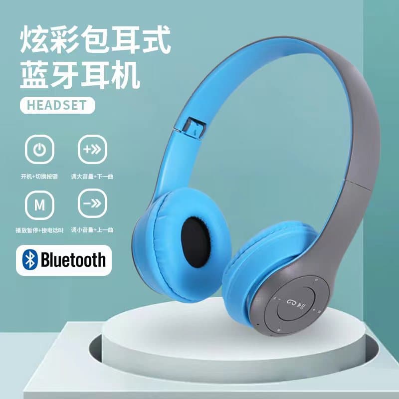(Cross-border trading), three dimensional headphones, bluetooth, factory direct supply