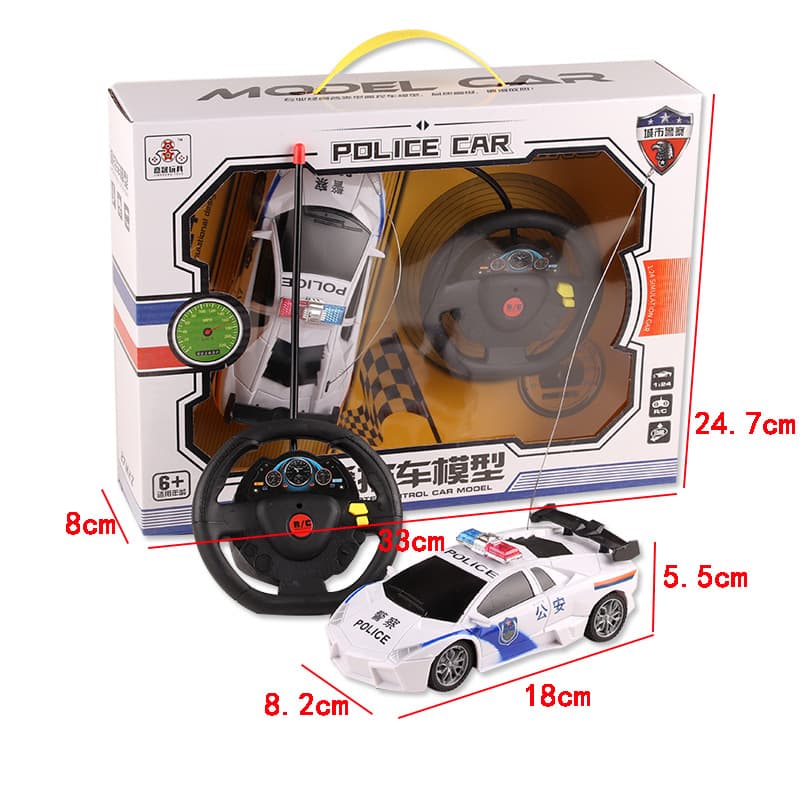 (Wholesale), realistic police car, car model, electric remote control car, toy car 2