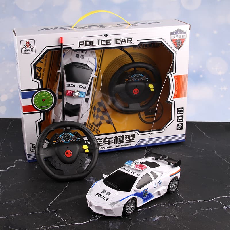 (Wholesale), realistic police car, car model, electric remote control car, toy car 3