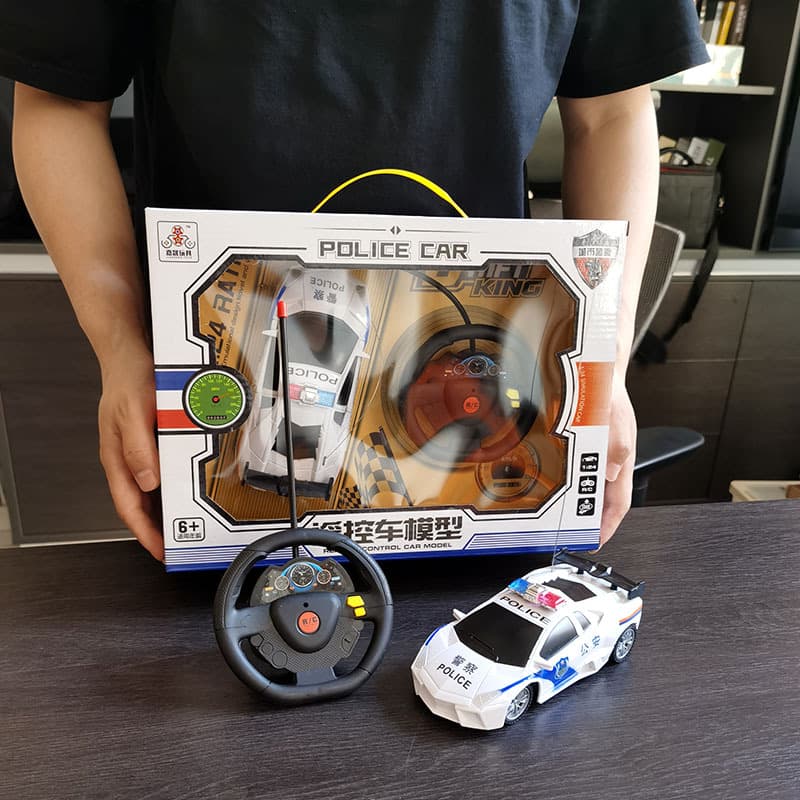 (Wholesale), realistic police car, car model, electric remote control car, toy car 4