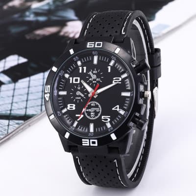 (Cross-border trading), (Wholesale), sports silicone fashionable quartz watch, new collection, wish 2