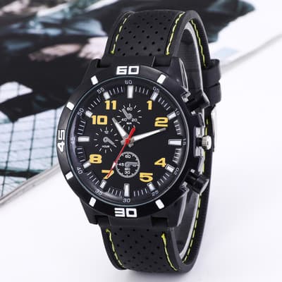 (Cross-border trading), (Wholesale), sports silicone fashionable quartz watch, new collection, wish 4