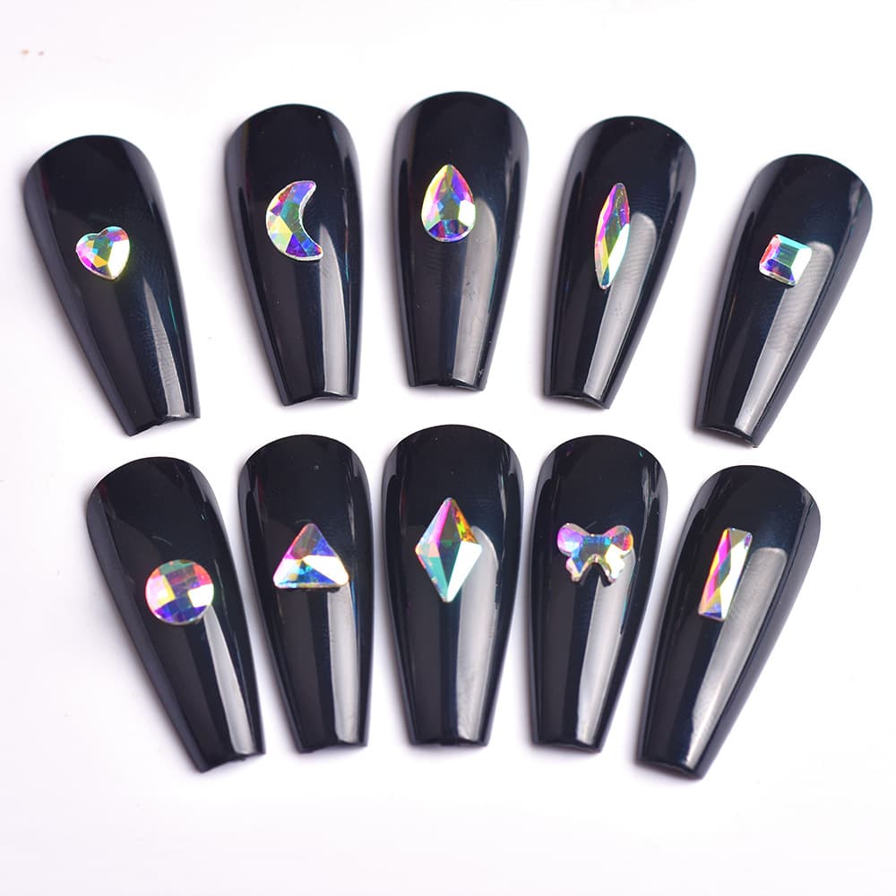 Nail decoration for manicure, glass accessories, internet celebrity, DIY 3