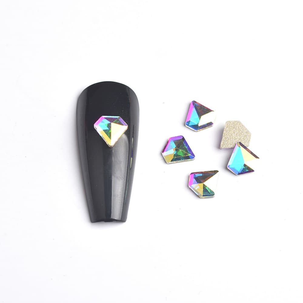 Nail decoration for manicure, glass accessories, internet celebrity, DIY 5