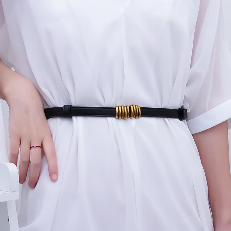Dress, belt, sweater, down jacket, adjustable nail decoration 3