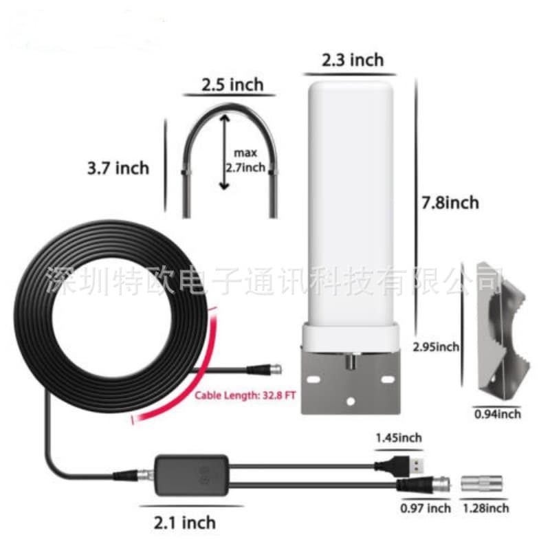Outdoor digital TV antenna outdoor high -definition digital TV 4K 1080p ATSC amplifier TV antenna 2