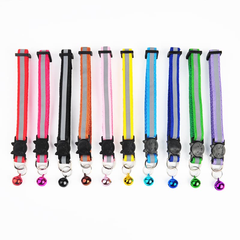 (Cross-border trading), cartoon choker, retroreflective small bell, pet, cat 3