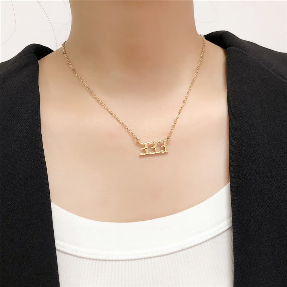 (Cross-border trading), necklace stainless steel, pendant, chain, jewelry 4